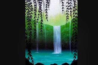 Paint Nite: Parks: Island Waterfall